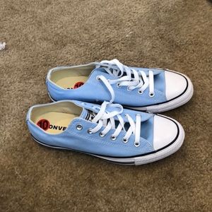 BABY BLUE CONVERSE!! brand new with tags